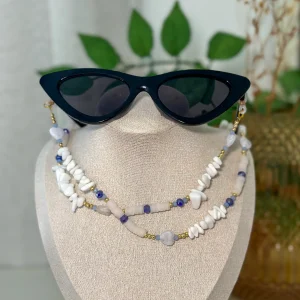Hint of Blue Sunglasses Chain