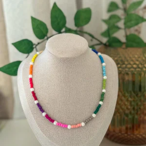 Rainbow & Pearls Necklace