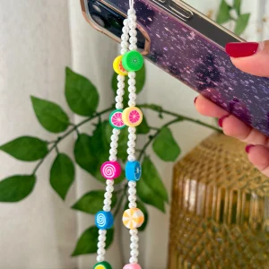 Fruity Pearl Delight Phone Chain
